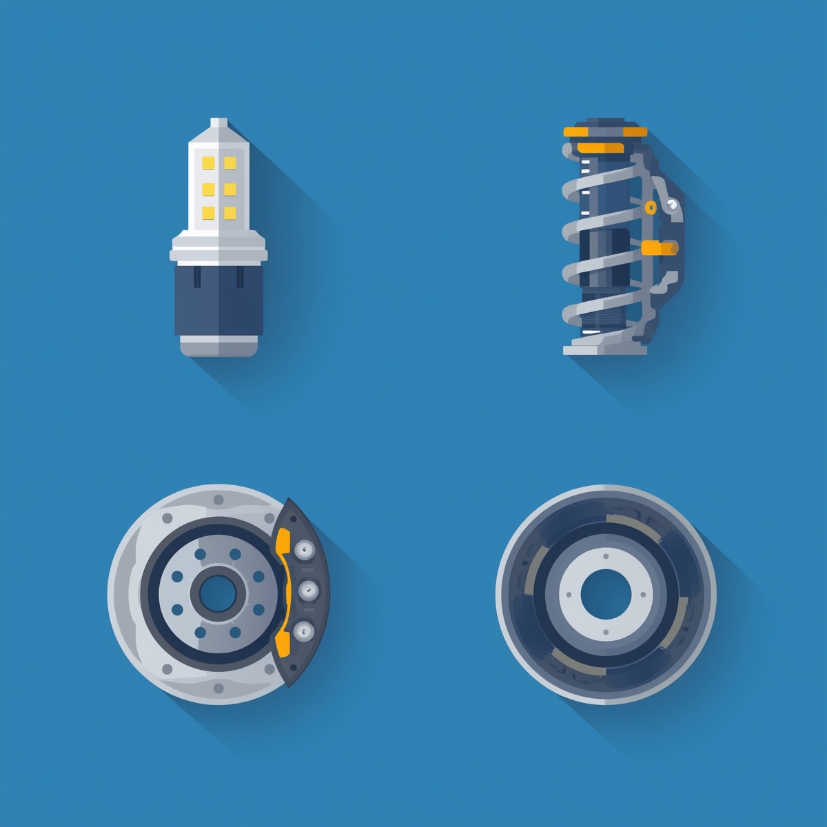 Lámparas,Suspensiones y frenos