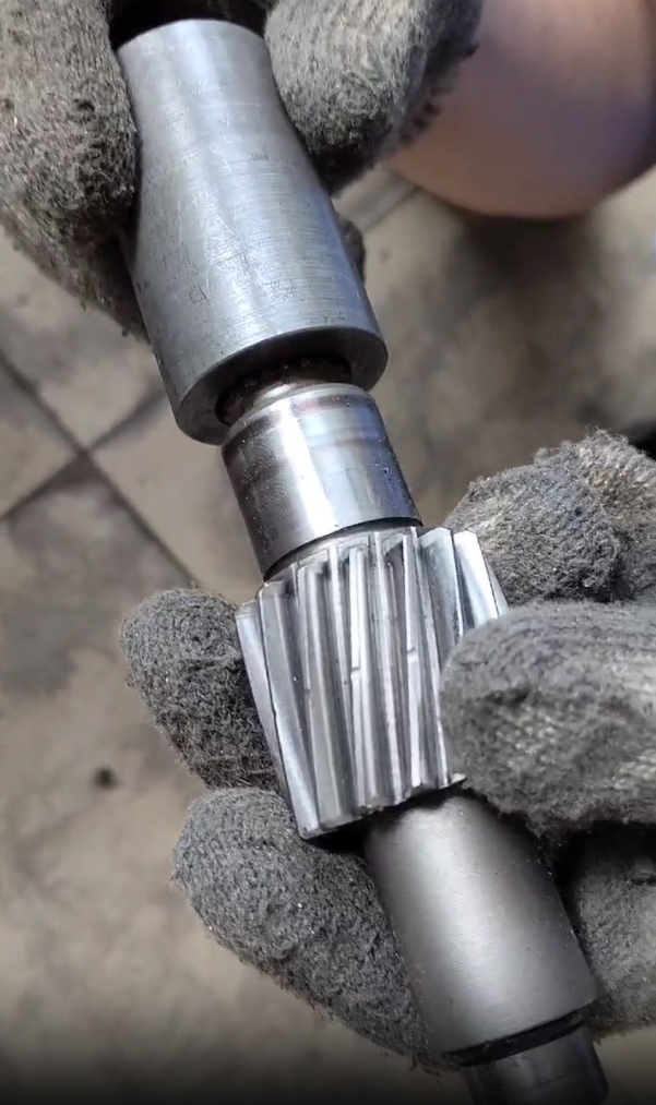 luva do motor com eixo